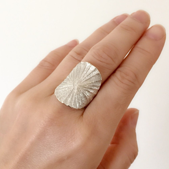 光の粒リング【SV999】 2枚目の画像