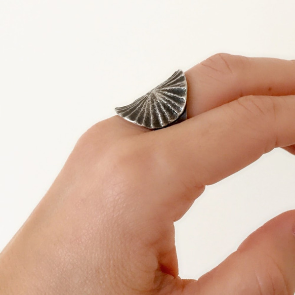 光の粒リング【SV999】 4枚目の画像