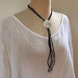 光の粒３WAYネックレス【SV999】 2枚目の画像