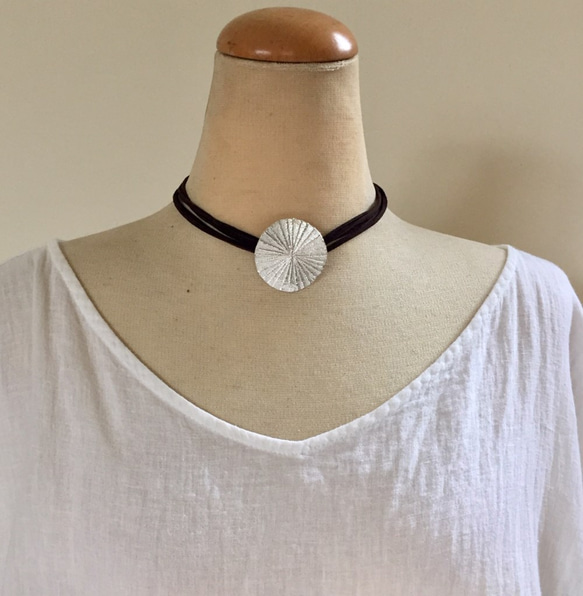 光の粒３WAYネックレス【SV999】 4枚目の画像