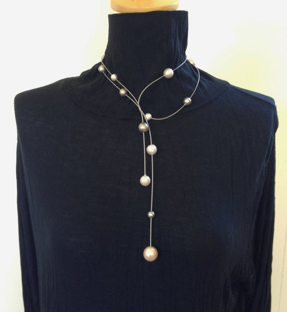 コットンパール・ラリエット 3枚目の画像