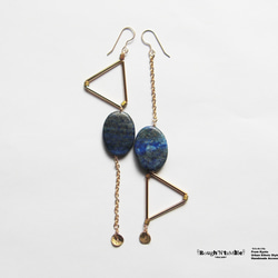 「Rough'N'tumble」Lapis lazuli pierce 1枚目の画像