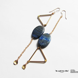 「Rough'N'tumble」Lapis lazuli pierce 3枚目の画像