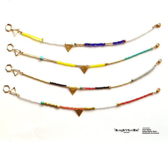 POP YA COLOR random anklet Men's（4色展開） 1枚目の画像