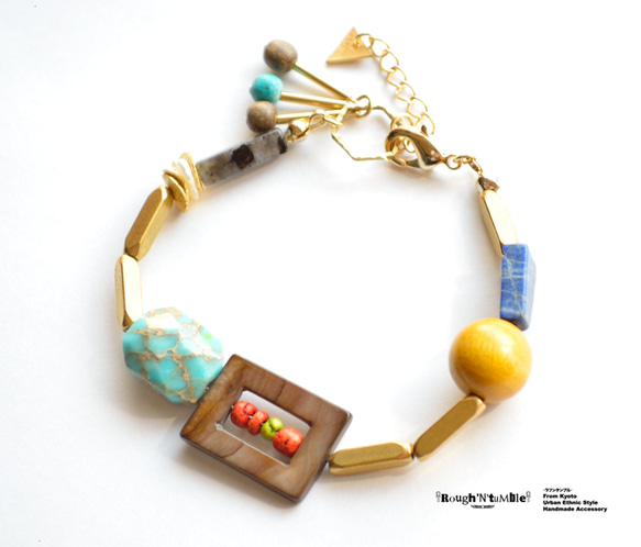 Vivid stone bracelet A 2枚目の画像