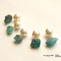 Rough rock pierce apatite（片耳販売） 2枚目の画像