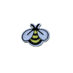 アップリケ　Bee　ミニ２個入り　ハチ　アイロンワッペン 1枚目の画像