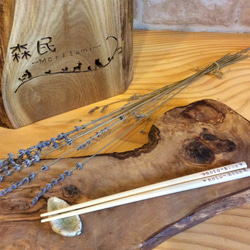ネーム入れ無料 国産能登ヒバの香り箸 1枚目の画像