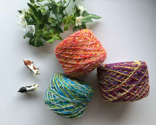 引き揃え糸 3つセット 毛糸 macorico 通販 9816404｜Creema(クリーマ)