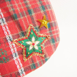 Creema限定　クリスマスのミニ巾着 3枚目の画像