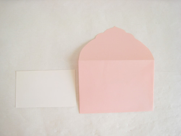 パステルカラーのミニ封筒(8枚セット） 3枚目の画像