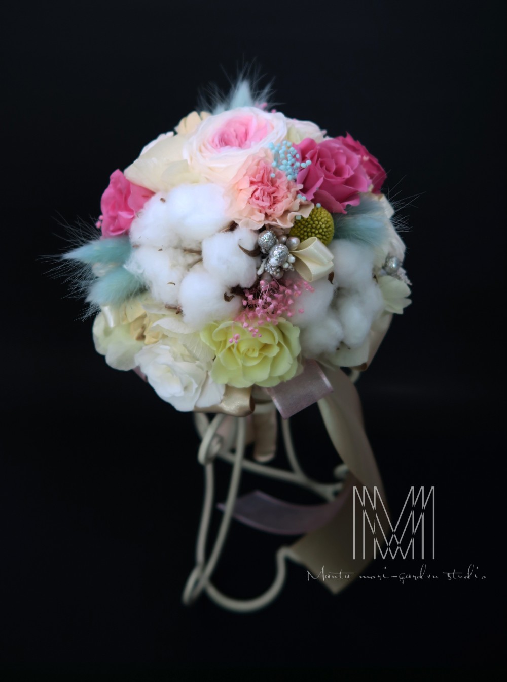 【漫。森態】プリザーブドフラワーブーケ/ブーケ/ウエディングブーケ/ブライダルブーケ