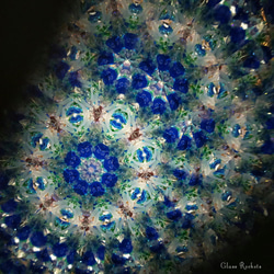 万華鏡 「ヴィクトリア 青の世界」modaコラボ企画作品 2枚目の画像