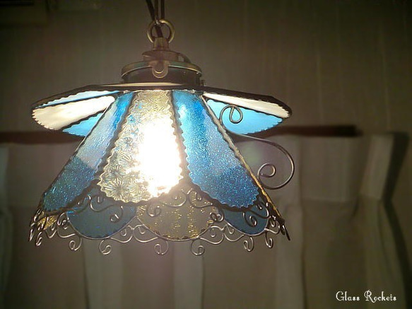 昭和レトロ 喫茶店 ステンドグラス 照明 vintage 昭和レトロ 喫茶店 ステンドグラス 照明 vintage