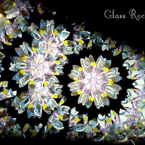 万華鏡 ステンドグラス 万華鏡(月夜のオーロラ)ステンドグラス kaleidoscope【送料無料