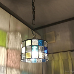 【1点物】　手作り　ステンドグラスランプ お家でステンドグラスキット〈galasha〉ー憧れのランプ作り