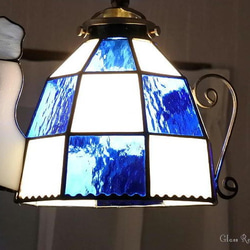新作 ポットランプ ステンドグラス 照明 ランプ ペンダント 4枚目の画像