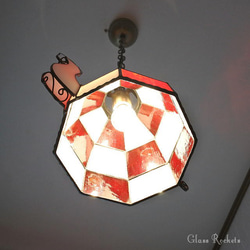 新作 ポットランプ ステンドグラス 照明 ランプ ペンダント 9枚目の画像