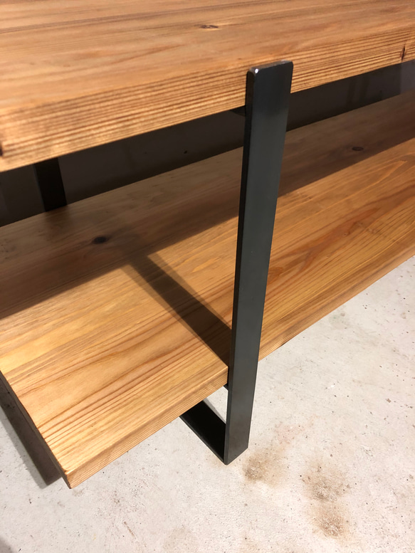 アイアン　テレビ台　テーブル　棚 3枚目の画像