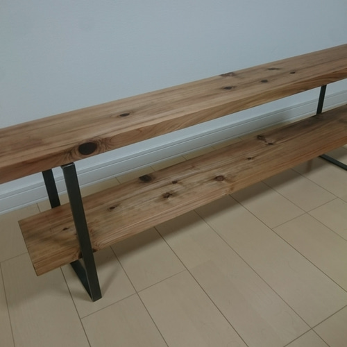 ⌘専用⌘鉄脚、アイアンレッグ、テレビ脚⌘シェルフ アイアン脚 2脚セット 高さ35cm BTM-TL300 テレビボード