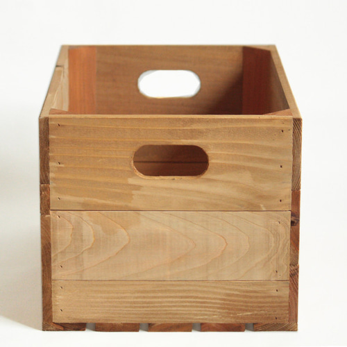 リサイクルウッドボックス持ち手穴付き* アンティーク ビンテージ