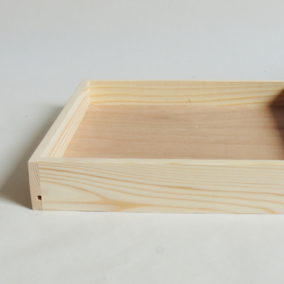 ベーカリーウッドボックス　Mサイズ　サイズ、個数オーダー可能 木箱　トレイ　ブレッド　パン 4枚目の画像