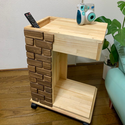 ショーケース付き収納棚 ブックシェルフ w60cm 本棚・絵本棚