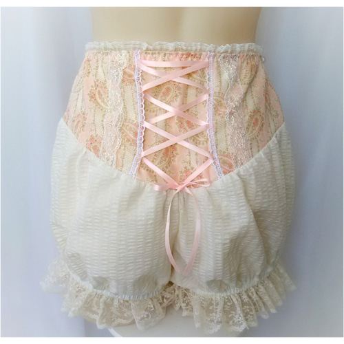 【希少】milklim　ミルクリーム　刺繍パンツ　ピンク　夢かわ　ロリータ 4010_4.jpg