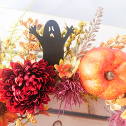 おばけかぼちゃの楽しいハロウィンリース ／25㎝サイズ ★ラッピング無料★ 7枚目の画像