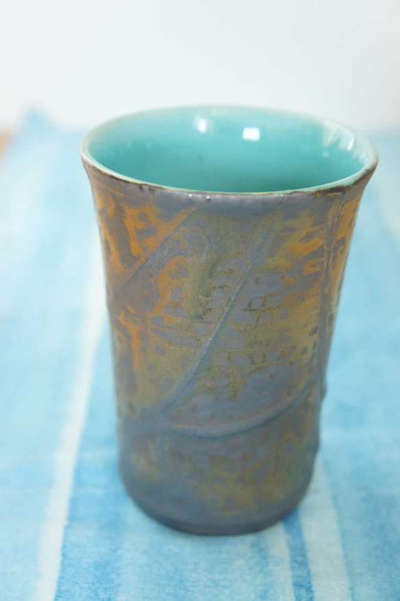 流金ブルーカップ(小) 2枚目の画像