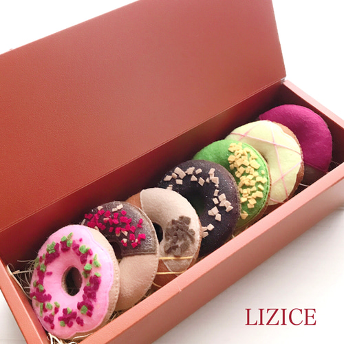 お洒落なドーナツ7種 おもちゃ・人形 LIZICE 通販 2641558｜Creema