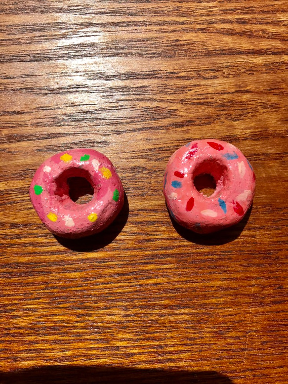 ドーナツの箸置き  ピンク 2枚目の画像