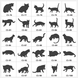 猫　ステッカー　LOVE　車　ラブ　猫好き　かわいい　121D 7枚目の画像