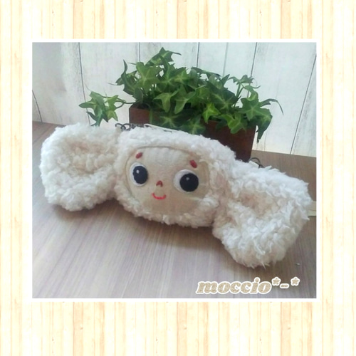 真っ白チェブラーシカのキャンディ型ポシェット ポーチ moccio*-* 通販