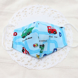 子供用マスク　くるま 1枚目の画像