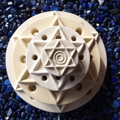 奇瑞 きずい　セラミック　大サイズ　2個 六芒星 機能性セラミック奇瑞(きずい)（ミニ）お守り奇瑞 地場調整・波動調整