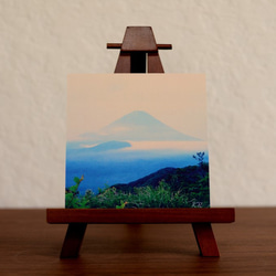 《受注制作》心を彩る【富士山 Fujisan】アートパネル《18cm×18cm》 2枚目の画像