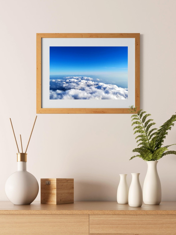 ＊送料無料＊ 心を彩る《空中散歩 II ～富士山より～》 インテリア フォト アート 1枚目の画像