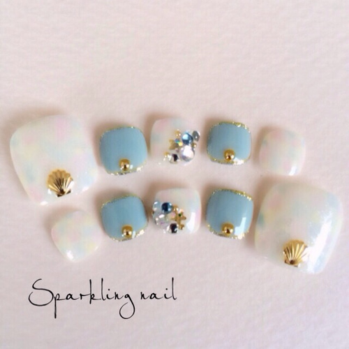 フット】ブルーシェル フットネイルチップ 【公式通販】