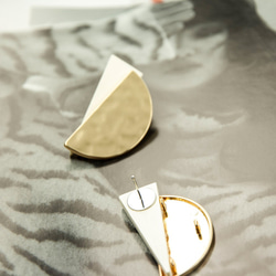 個性系列-不銹鋼金工 幾何金工與原木 925純銀針/不銹鋼原礦戒指 第3張的照片