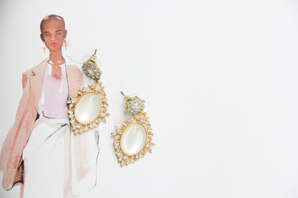 チタンコレクション-真珠のイヤリングの美しさ 5枚目の画像