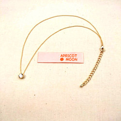 キュービックジルコニア一粒✴️高品質ネックレス 3枚目の画像