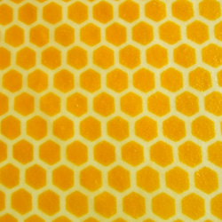 【サイズ選べます】11㎝サイズ～30㎝サイズ　ハニカム柄　蜂の巣　ハニー　蜂蜜　みつろうラップ　ミツロウラップ　 1枚目の画像