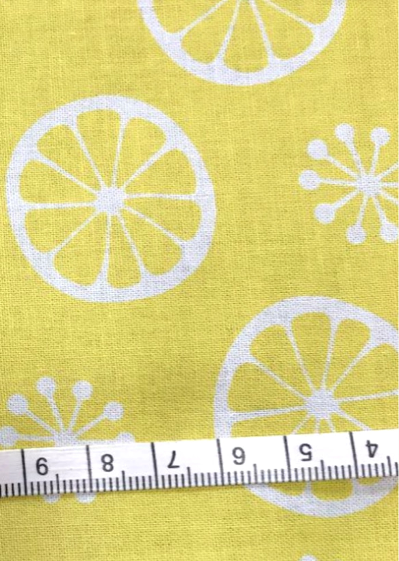 【サイズ選べます】11㎝サイズ～30㎝サイズ　レモン　檸檬　みつろうラップ　ミツロウラップ　 2枚目の画像