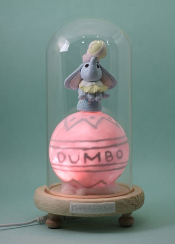 ユニークなカスタマイズ、Dumbo Planet Whisper Lightメッセージをカスタマイズ 1枚目の画像