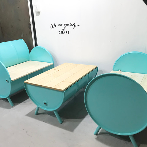K5　ドラム缶テーブル K5 ドラム缶テーブル ☆アメリカンヴィンテージ風☆ドラム缶