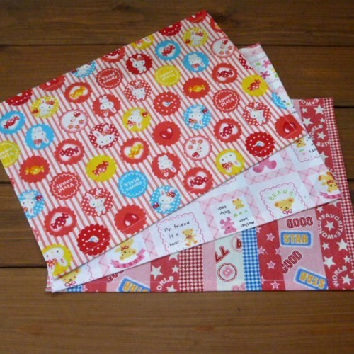 A4 ｻｲｽﾞ ﾗﾝﾁｮﾝﾏｯﾄ 3枚ｾｯﾄ 赤系 A412 雑貨・その他 *Bom* 通販 12237476