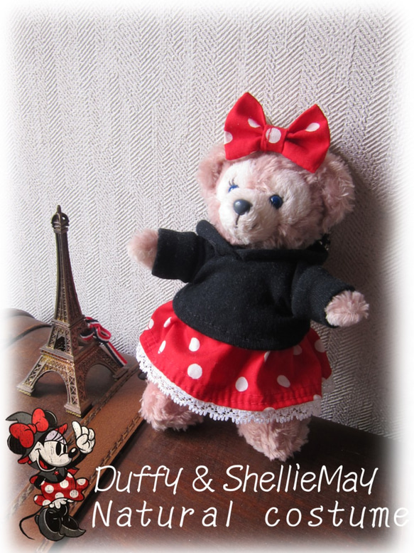 May シェリーメイ ジェラトーニ コスチューム シェリーメイ*ぬいば☆なちゅかわ*コスチューム☆ミニーちゃん風