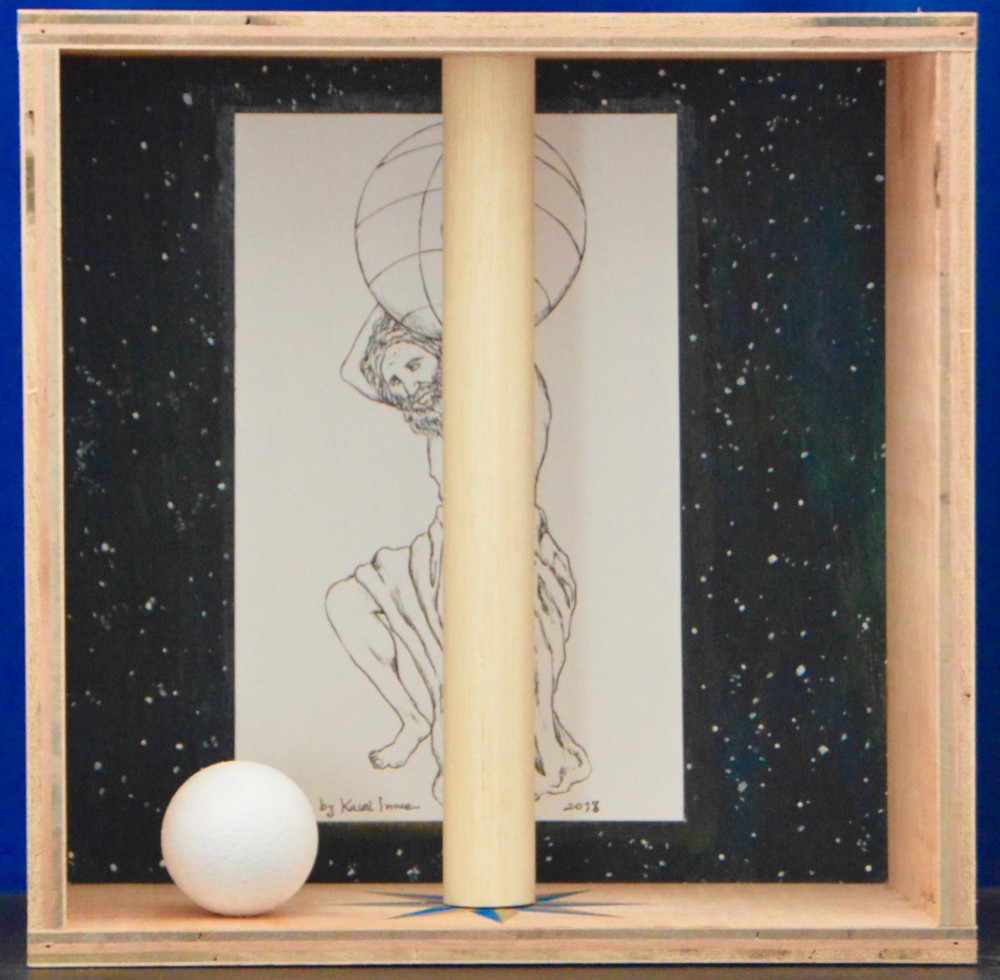 THE KING'S CASTLE - The Big Box w/drawing#3　ドローイング、オブジェ -