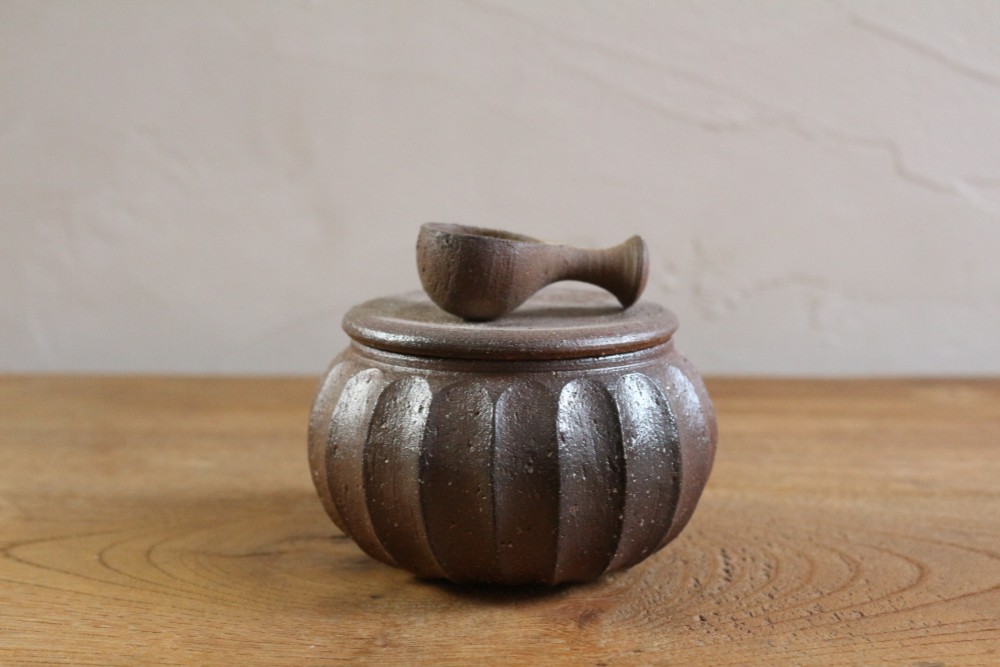 塩壺 (スプーン付き）